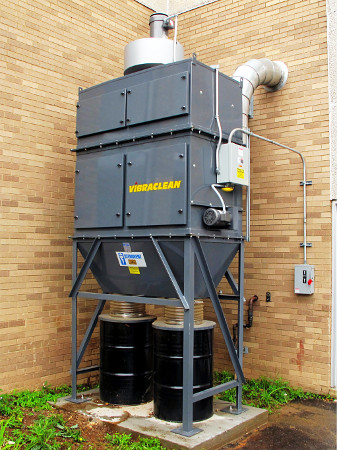 Wood Dust Collector With After-Filters