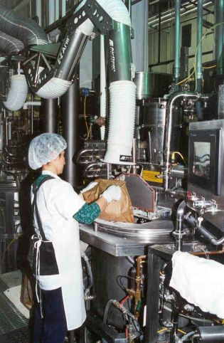 Dust Collection for Bag Dumping Operation