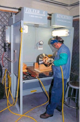Downdraft Bench for Steel Dust