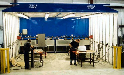 Large Dust Collector Booth