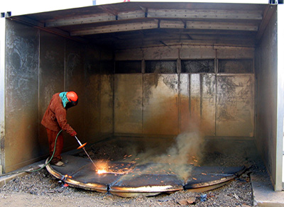 Steel Cutting Dust Collection #1