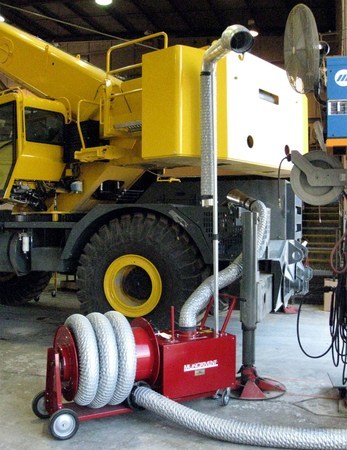 Portable Vehicle Exhaust System