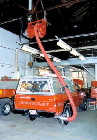 Hose Reel With Direct-Mounted Fan